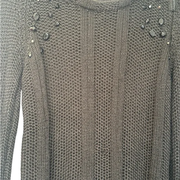 Zara Knit Sweater with Embellishments - Picture 2 of 4